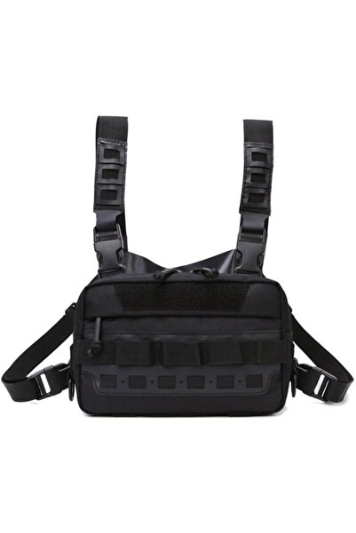 STARSTAR Adjustable sports chest pack with multiple pockets, suitable for hun...