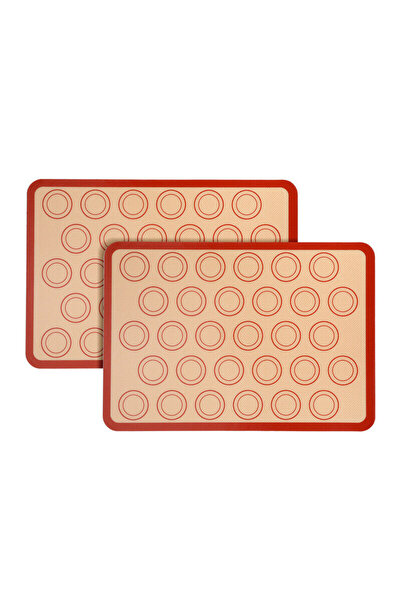 STARSTAR Reusable Macaron Baking Mats - 2-pack, non-stick coating, reusable b...