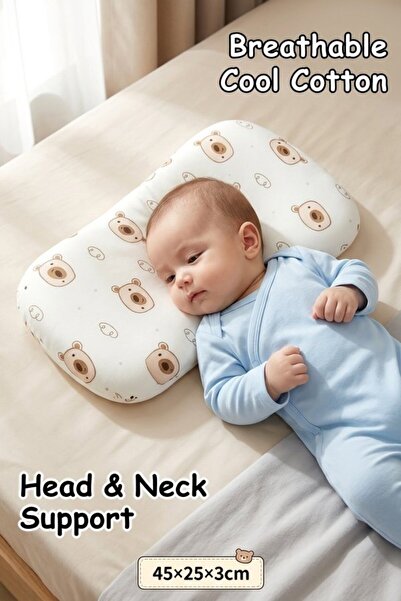 Generic 1 Cotton Breathable Ergonomic Pillow Head Neck Support Hypoallergenic...