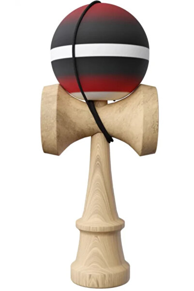 odjas Kendama Europe Profesionala Horizon , Rosu-Negru Mat, 18.5 cm, Base Cup...