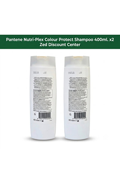Pantene Pro-V Active Nutri-Plex Șampon Protecție Culoare 400ml. Pachet de 2