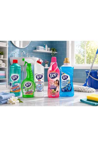 Tex Pachet Curățenie și Igienă pentru Casă – 5 Produse | Dezinfectant Toaletă...