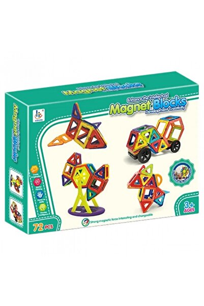 ZITA TOYS Μαγνητικό Παιχνίδι Κατασκευών 72 τεμάχια 005.21109