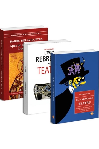 Cartex Pachet 3 carti: Teatru - Barbu Delavrancea, Ion Luca Caragiale, Liviu ...