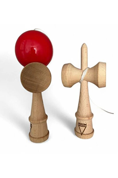 OEM Kendama Interactiva Krom Rosie, 18 cm si o ata de rezerva
