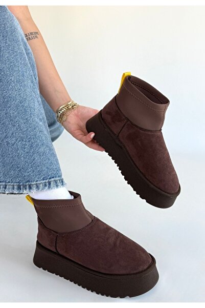 DMR Elegance Cuen brown suede boots