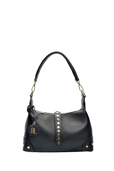 SimpleFind Anna Luchini Geanta piele -AMIRA-Negru,Geanta de umar piele natura...
