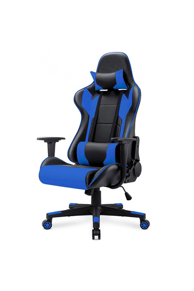 Target Home Καρέκλα γραφείου Gaming-XXL PU μαύρο-μπλε 70x56x124/134εκ. βάση μ...