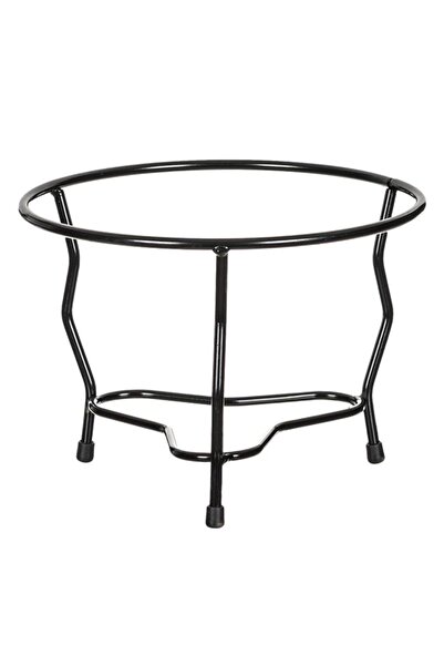 BAMI NETWORK Suport ghiveci metalic negru Ø23x18cm pentru interior