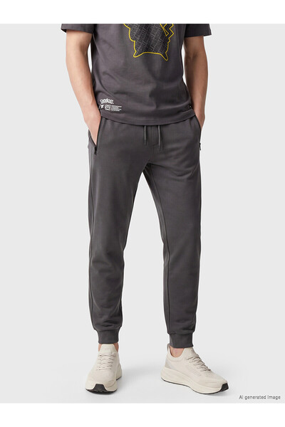 LC Waikiki Nevavm Farkıyla Xside Anthracite 3 Thread Plain Standard & Regular...
