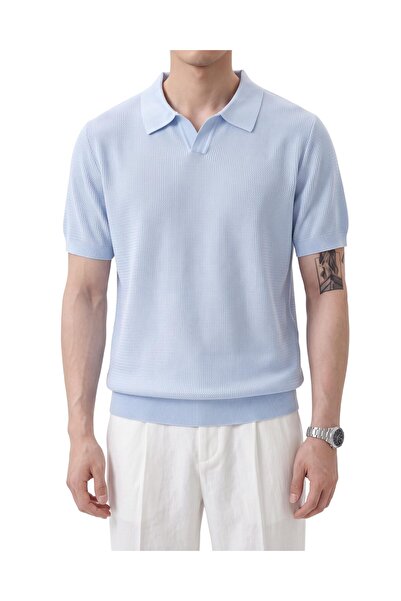 Future Fit Men's Knit Polo Shirt, Short Sleeve, casual, Textured shirt