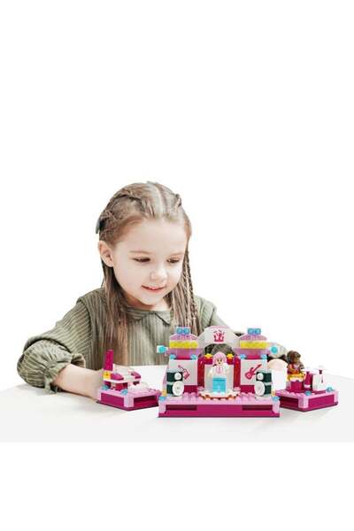 BAMI NETWORK Cuburi Constructie 2 in 1 Salon & Scena 6+ Ani
