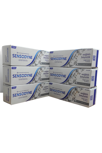 Sensodyne SAĞLIKLI BEYAZLIK DİŞ MACUNU 50 ML X 6 ADET
