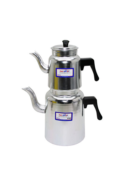 Go İthalat No-3 Luxury Aluminum Tea Pot Set (5224)