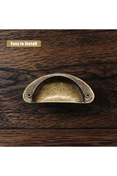 STARSTAR Vintage drawers and door handles, 10 pieces, bronze.