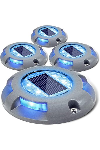 STARSTAR 4-piece solar-powered bridge light, driveway light, dock light, for ...