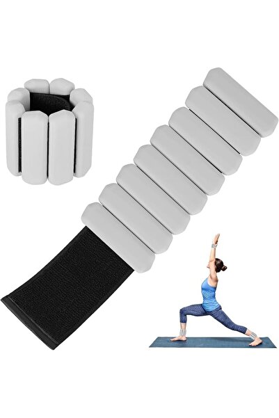 STARSTAR Two wrist-weighted ankle supports for men and women, adjustable weig...