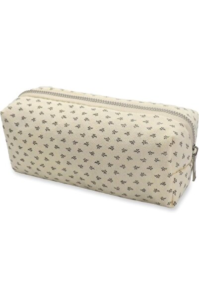 STARSTAR School office pencil case with zipper aesthetic floral bag for girls...