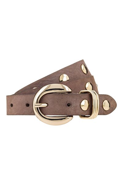 b.belt Studded belt Genuine Leather