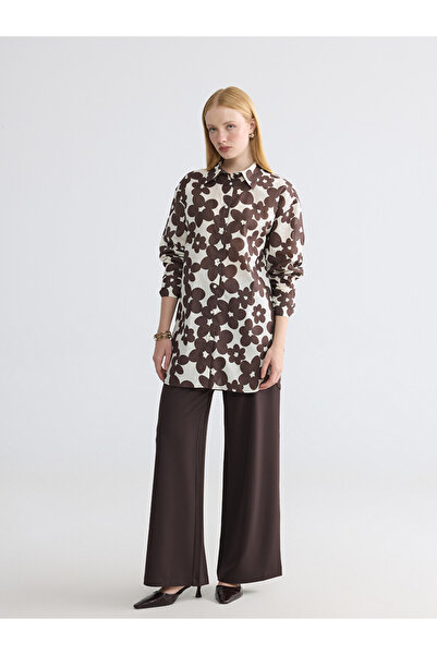 LC Waikiki Elastic Waist Women's Crepe Trousers