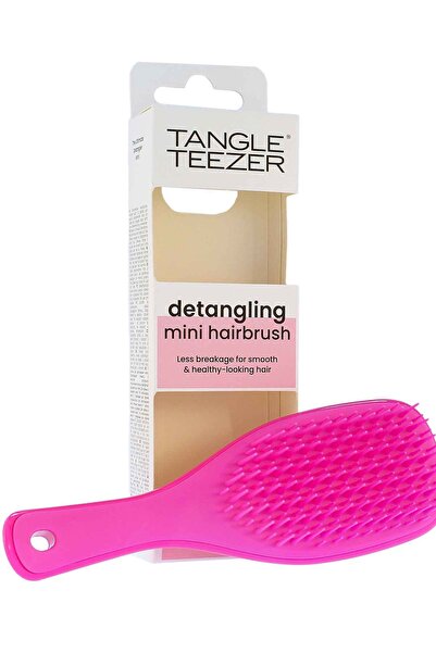 Tangle Teezer Peria de păr mini supremă pentru descurcarea părului – Roz Runaway