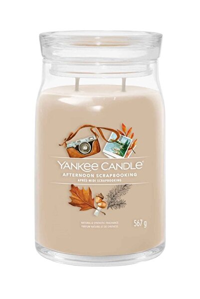 Yankee Candle Μεγάλο Κερί Υπογραφής για Scrapbooking  "Μεσημεριανό ", 567 γρ.