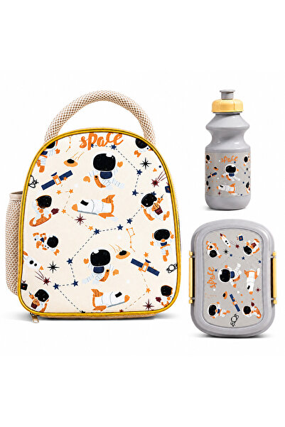 HI-FINE Kids Space Astronaut Lunch Set,Insulated Lunch Bag + 500ml Leak‑Proof...