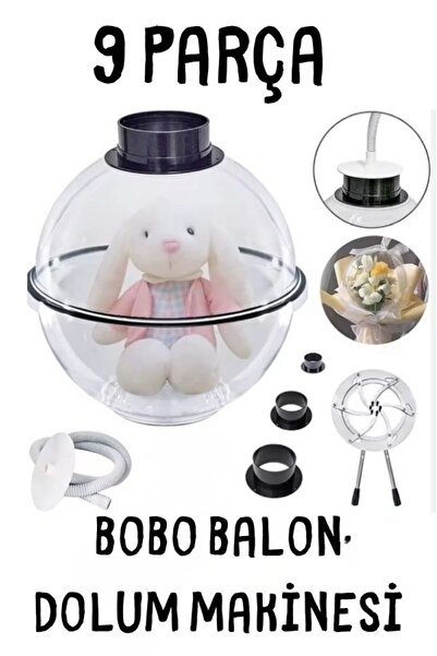 BALONCU ABLA BALON DOLUM MAKİNE SETİ - 9 PARÇA
