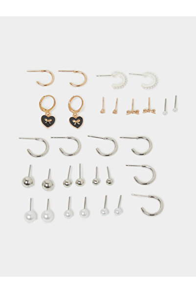 Styli Set of 15 - Half-Hoop and Stud Earrings