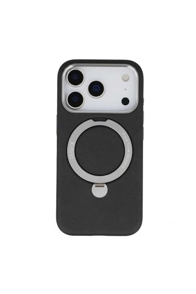 X-Level iPhone 18 Pro Max Better Enjoyment Stand Compatible Case Premium Leather with MagSafe Ring Stand Matte Cover Supports Wireless Charging