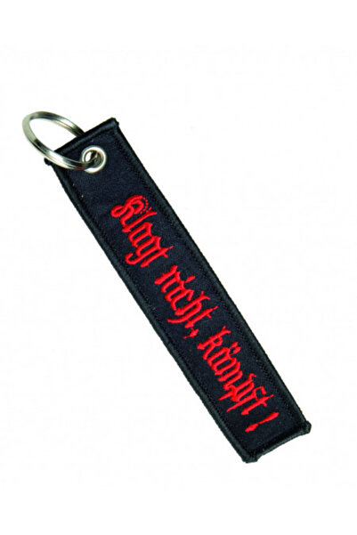 Mil-Tec Keychain KLAGT NICHT KÄMPFT - Black