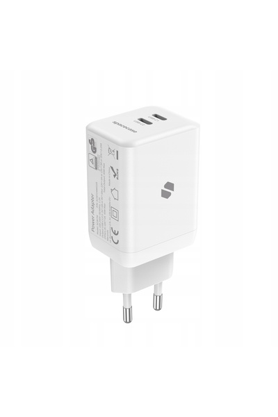 NO BRAND SPACECASE GaN 45W 2X USB-C TYPE-C ÎNCĂRCĂTOR RAPID PENTRU TELEFON QC...