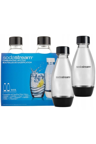 sodastream Flacon saturator 500 ml negru 2 buc.