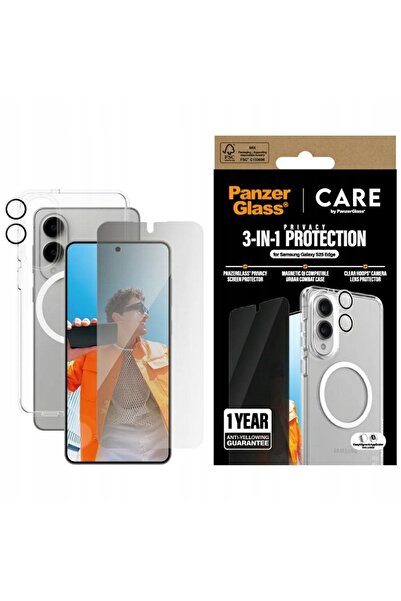 CARE by PanzerGlass® Kit de protecție PanzerGlass Husă+Sticlă de confidențial...
