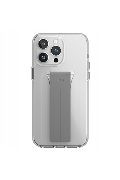 NO BRAND UNIQ etui Heldro Mount cu suport iPhone 15 Pro 6.1 " transparent