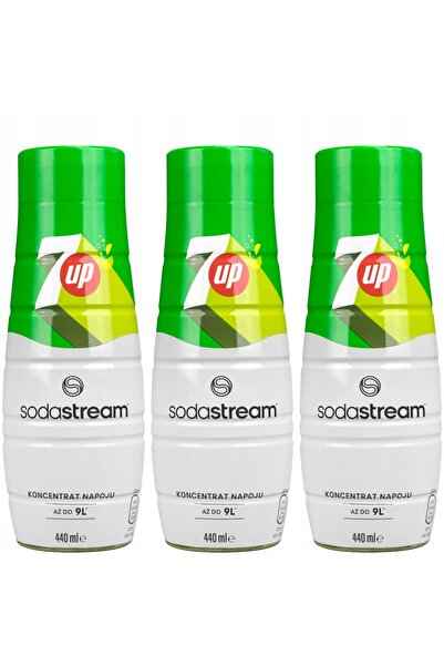 sodastream 3x SIROP 7UP PENTRU APĂ GAZITĂ, CONCENTRAT DE SUC