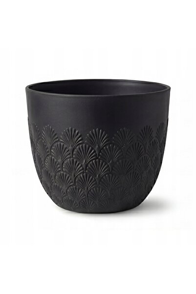 NO BRAND Ghiveci cu inserție 35x30cm Negru Grădină Terasă Rezistent la îngheț