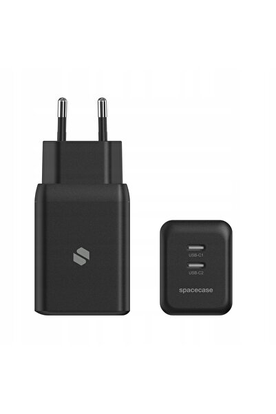 NO BRAND SPACECASE GaN 45W 2X USB-C TYPE-C ÎNCĂRCĂTOR RAPID PENTRU TELEFON QC...