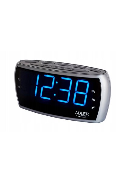 adler Ceas deșteptător LED cu radio FM/AM, cu alarmă dublă și funcție de amânare