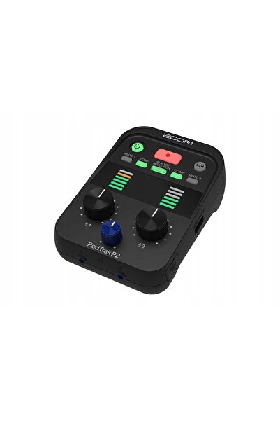 Zoom PodTrak P2 - înregistrator audio digital ușor pentru podcasturi, USB, 24...
