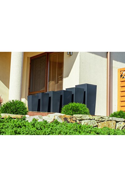 Deco4Home SET 3X JARDINIERE ANTRACIT DE GRĂDINĂ, DE TEREȘT, CU INGREDEȚE INTE...
