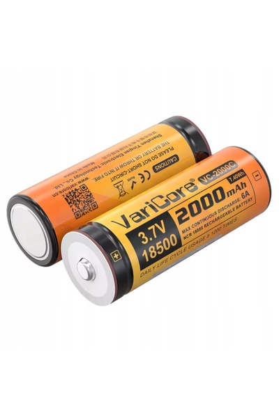 VariCore Acumulator baterie VC-2000C Plus 18500 Li-ion 3.7V 2000mAh 4 bucăți