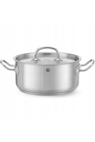 HENDI Oală joasă cu capac Kitchen Line, 2,9 l, medie 200 x 95 h - 836019