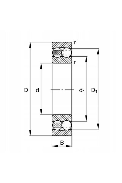 NO BRAND 108 TVH FAG 8x22x7 Rulment cu role sferice