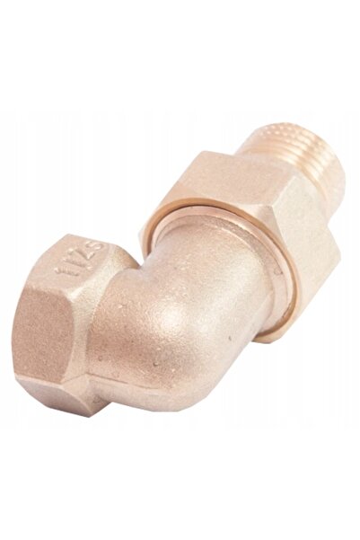 NO BRAND Fiting unghiular din alamă FI 1 1/4 " DN32 conic GW/GZ solid și rezi...