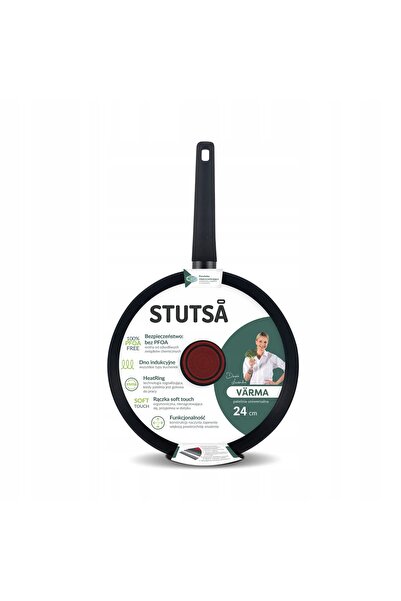 NO BRAND STUTSA VARMA Tigaie cu HeatRing de 24 cm + capac din silicon 3-în-1