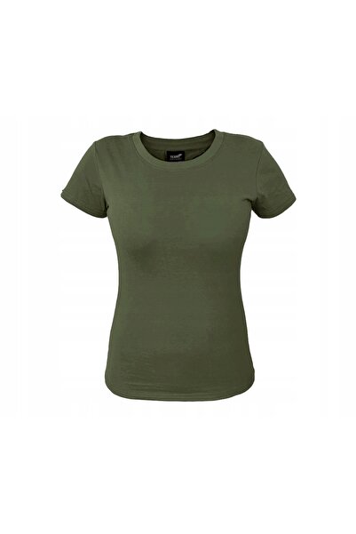 NO BRAND Tricou de damă verde oliv TEXAR XL