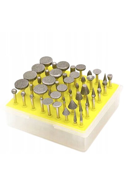 NO BRAND Freze diamantate 50 bucăți, tijă de 3.175mm, plate