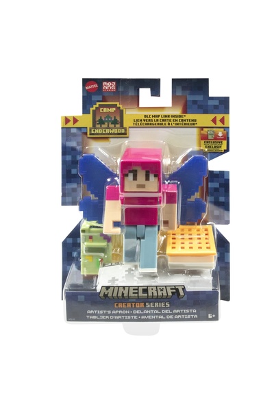 mattel Figurină Minecraft Kreator, Șorț de artist