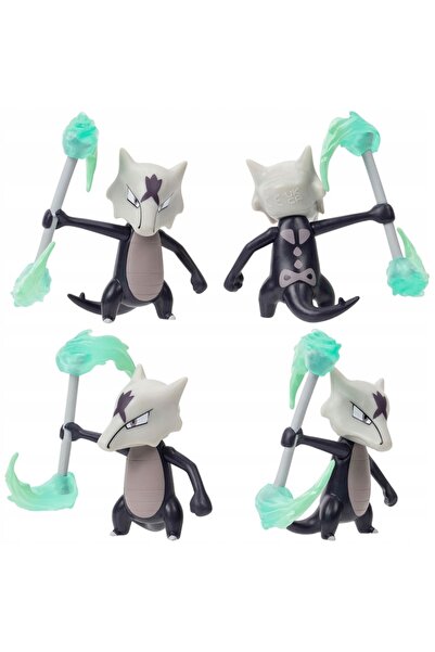 Jazwares SET FIGURINE POKEMON 8 FIGURINE PIKACHU ALOLAN MAROWAX LUXIO SNIVY R...